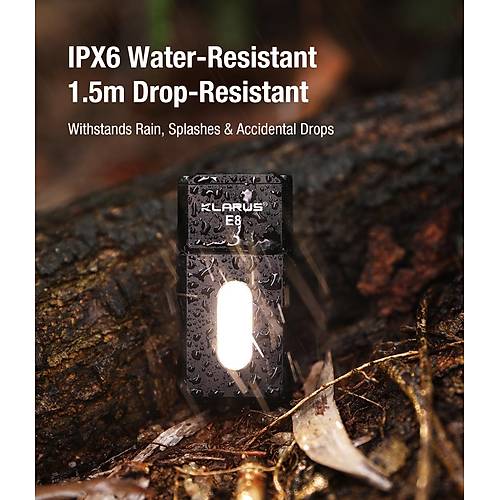 KLARUS E8 Dual-Light EDC El Feneri 1000 lmen