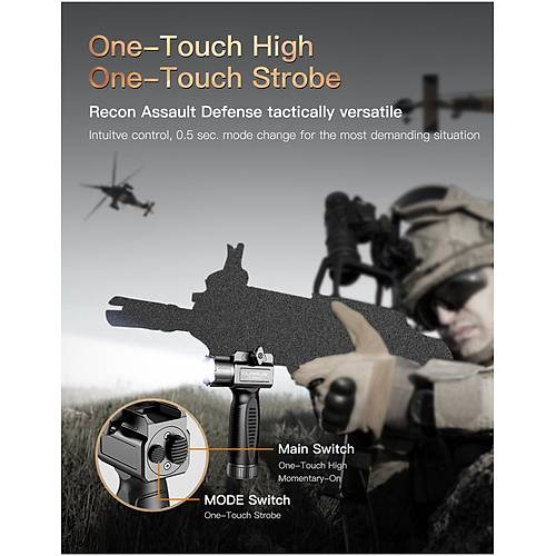 Klarus GL5 Dikey Tutamak 1350 L�men Taktik T�fek Feneri