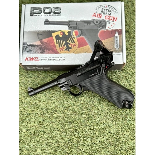 KWC Luger P08 Blowback Haval Tabanca