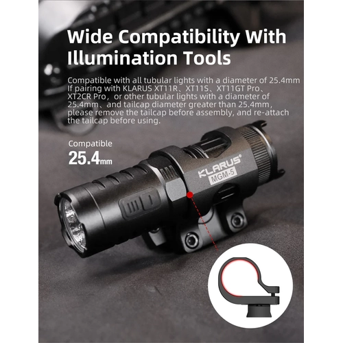 KLARUS MGM 5 Fener Kask Montaj Aparat