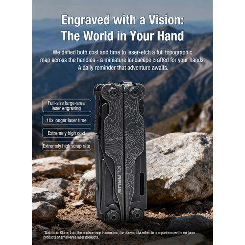 Klarus Horizon MT07 Black Stonewash 20 Fonksiyonlu Multi-Tool (K�l�fl�)
