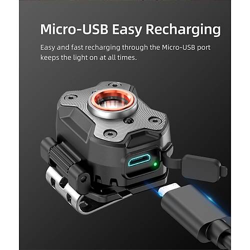 Klarus HM3 S�per Hafif �ok Fonksiyonlu Kafa Feneri (670 L�men)