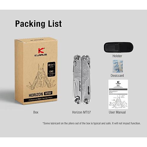 KLARUS EDC Multitool MT07 20 Fonksiyonlu