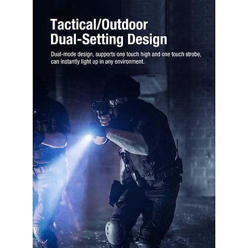 KLARUS XT1C Compact Dual-Switch Taktik Fener