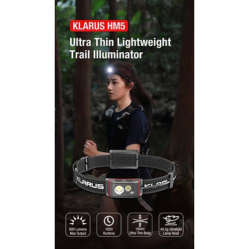 Klarus HM5 V2 1900 MAh Kafa Feneri