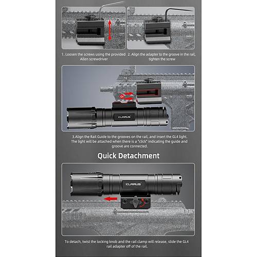 Klarus GL4 - Taktik Tfek Feneri