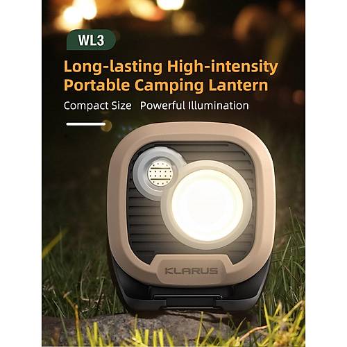 KLARUS WL3 arjl Kamp ve alma Lambas