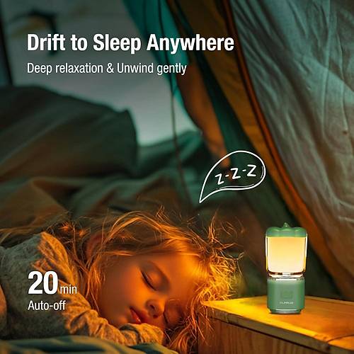 KLARUS CL8 arjl Kamp Feneri  Balkaba Formunda Aslabilir Ik, ki Renkli Aydnlatma