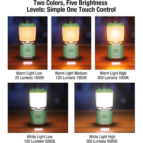 KLARUS CL8 arjl Kamp Feneri  Balkaba Formunda Aslabilir Ik, ki Renkli Aydnlatma