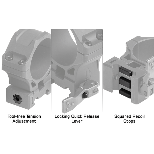 Leapers UTG Accu-Sync QR 34mm T�fek D�rb�n Aya�� (Medium)