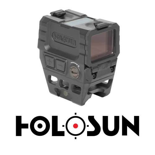 Holosun AEMS Enclosed Solar Multi-Reticle Green Dot (2 MOA & 65 MOA Circle)