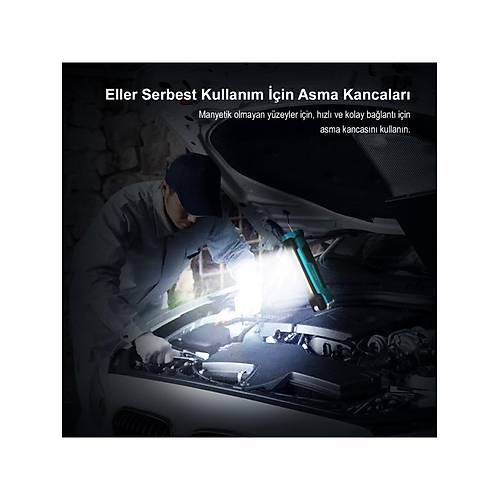 WL1 �ift Y�nl� Manyetik LED �al��ma Lambas� (Uzun �al��ma S�resi)