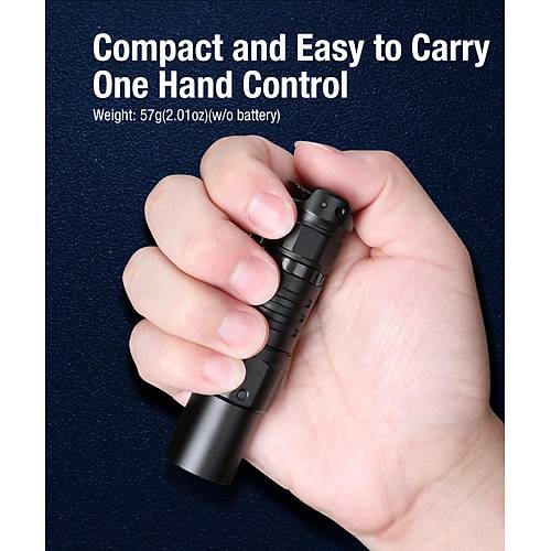 KLARUS XT1C Compact Dual-Switch Taktik Fener