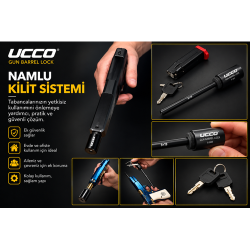 UCCO 9mm Namlu Kilidi