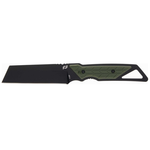 Schrade Outback Cleaver Fixed Blade Aus-8 Overmolded Sabit Bak 1182498