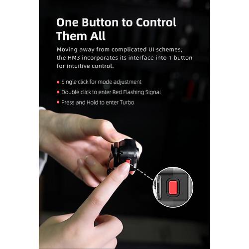 Klarus HM3 S�per Hafif �ok Fonksiyonlu Kafa Feneri (670 L�men)