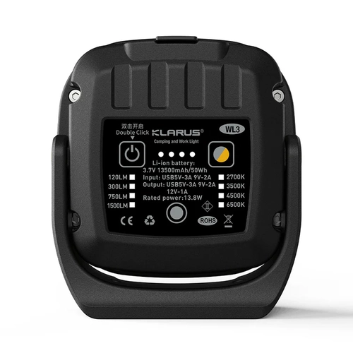 KLARUS WL3 arjl Kamp ve alma Lambas