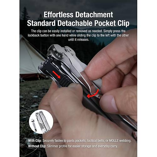 KLARUS EDC Multitool MT07 20 Fonksiyonlu