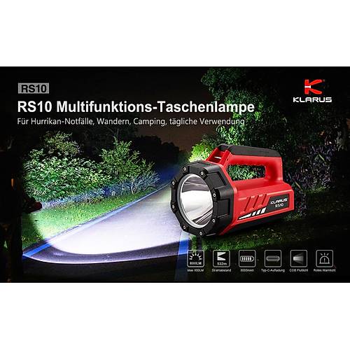 RS10 Sper Parlak ve Geni Alan Aydnlatmal Spot Ik