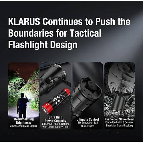 Klarus XT11GT Pro Taktik Fener