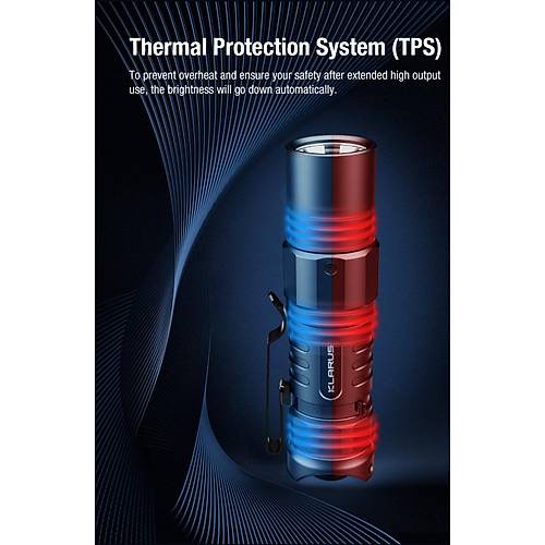 KLARUS XT1C Compact Dual-Switch Taktik Fener