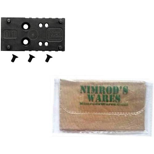 Glock Reddot Plaka 01 G17, G19, G34, G45, G47 (Optik Ni�angah Plaka)