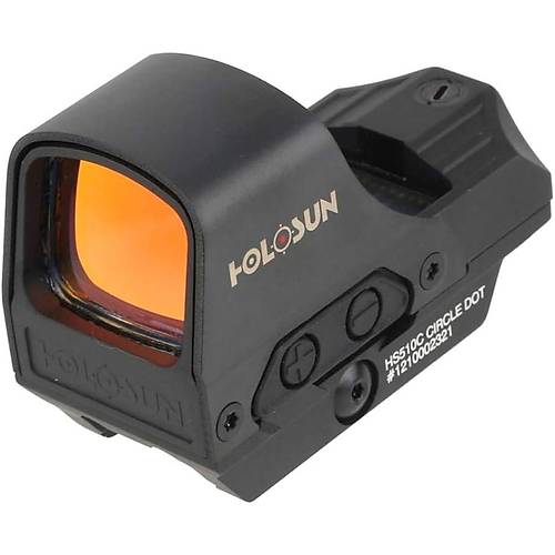 Holosun HS510C Solar Multi-Reticle Open Reflex Sight (2 MOA & 65 MOA Circle)