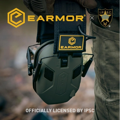 EARMOR M300X 4MIC JEL Haki Elektronik At�� Kulakl��� (IPSC Lisansl�)