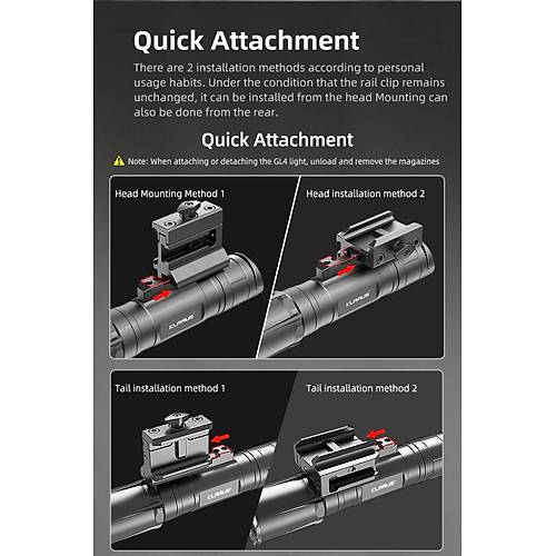 Klarus GL4 - Taktik Tfek Feneri