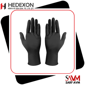 Nitril Siyah Eldiven - L