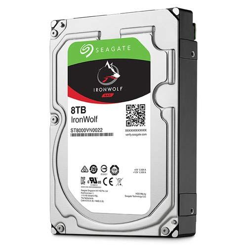 Seagate ST8000VN004 8 TB 7200Rpm SATA 256Mb Ironwolf Nas Harddisk