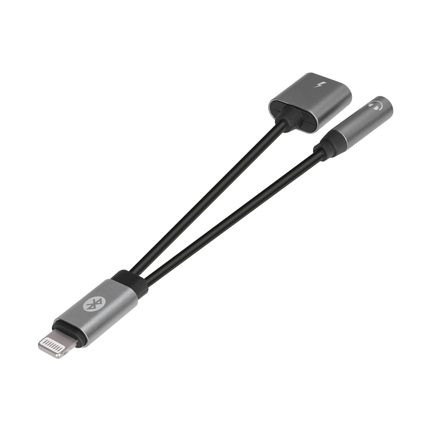 S-Link SL-TA40M Lightning to 2 in 1 Bluetooth Metal Gövde Şarj Kulaklık Çevirici Adaptör