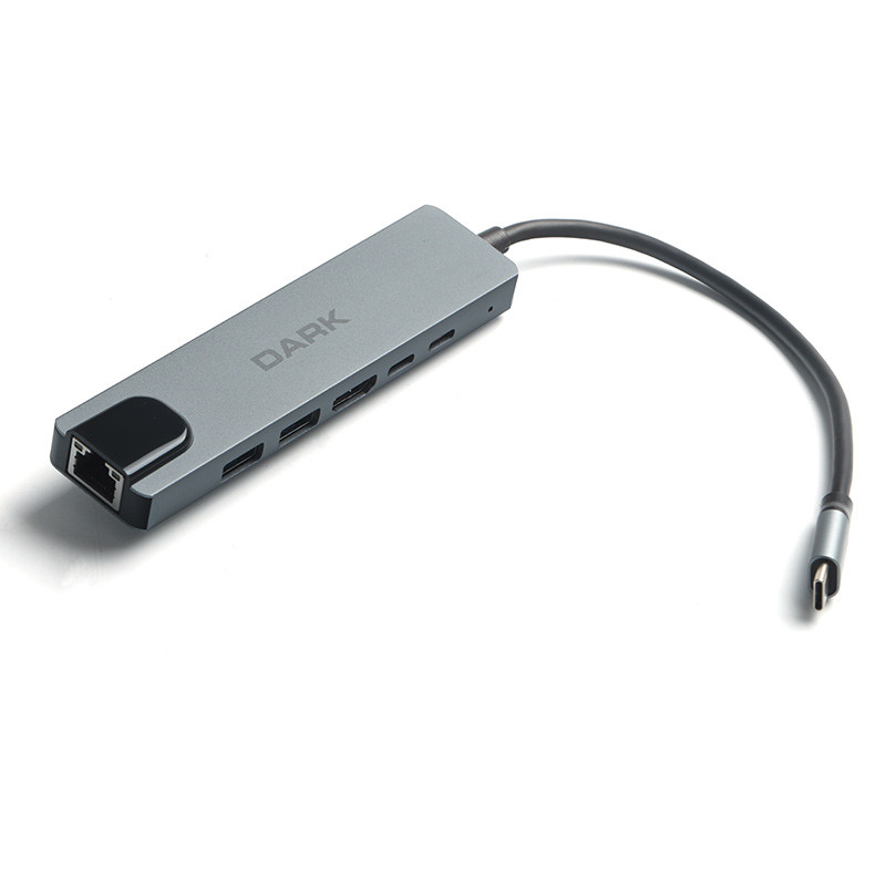 Dark DK-AC-U31X47 USB Type C Gen1 to HDMI ETHERNET Usb PD 100W Dock Station