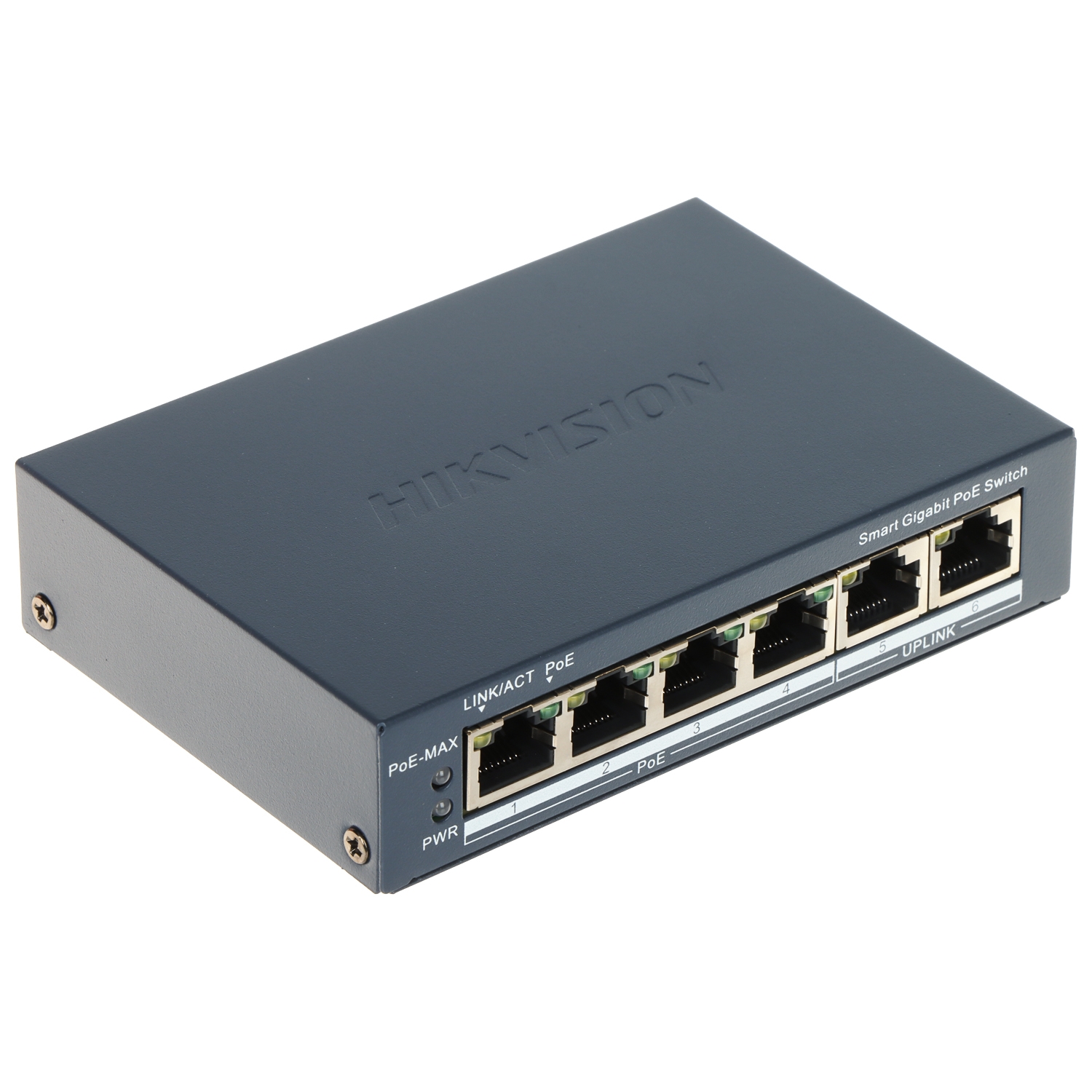 Hikvision DS-3E1506P-EI/M 4 Port Gigabit 2 Port Uplink 30W PoE Switch