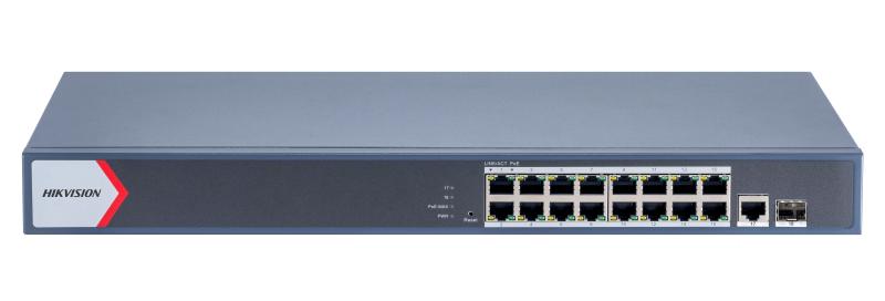 Hikvision DS-3E1518P-EI/M 16 Port Gigabit 1 Port Uplink 1 Port SFP 130W PoE Switch
