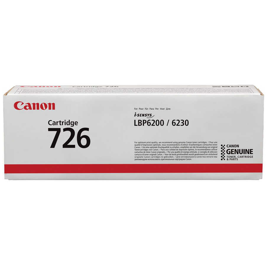 Canon 3483B002 CRG-726BK 2.100 Sayfalık Siyah Orijinal Lazer Toner