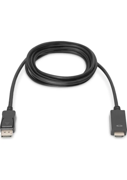 Digitus AK-340303-030-S 3 Mt DISPLAY PORT to HDMI Görüntü Kablosu
