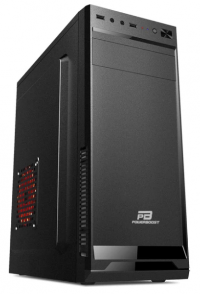 PowerBoost VK-A002S 250W Siyah Mid Tower Shiny Piano Bilgisayar Kasası