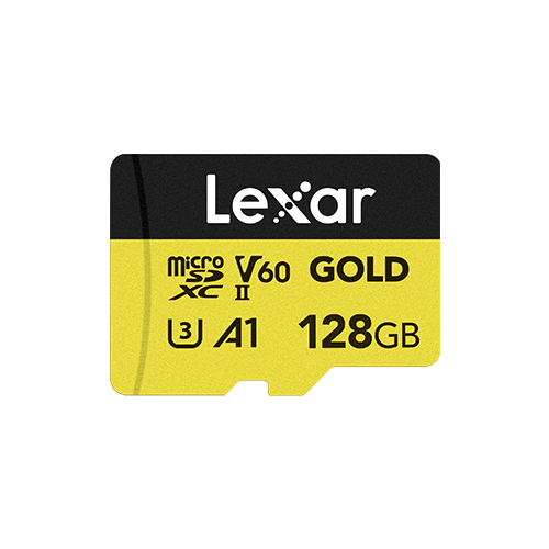 Lexar LMSGOLD128G-BNNNG 128 GB SDXC 280-100Mb/s UHS-II C10 A1 V60 U3 microSD Kart