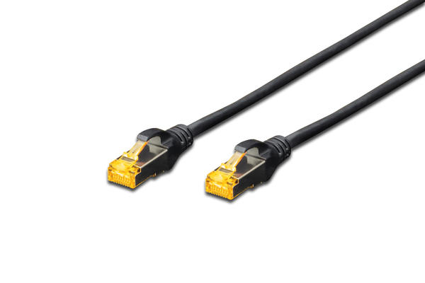 Digitus DK-1644-A-050/BL 5 Mt CAT6A AWG26/7 S/FTP LSZH Siyah Patch Cord Kablo