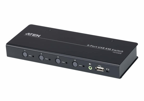 Aten CS724KM 4 Port USB Klavye Mouse Km Switch Kablo Dahil