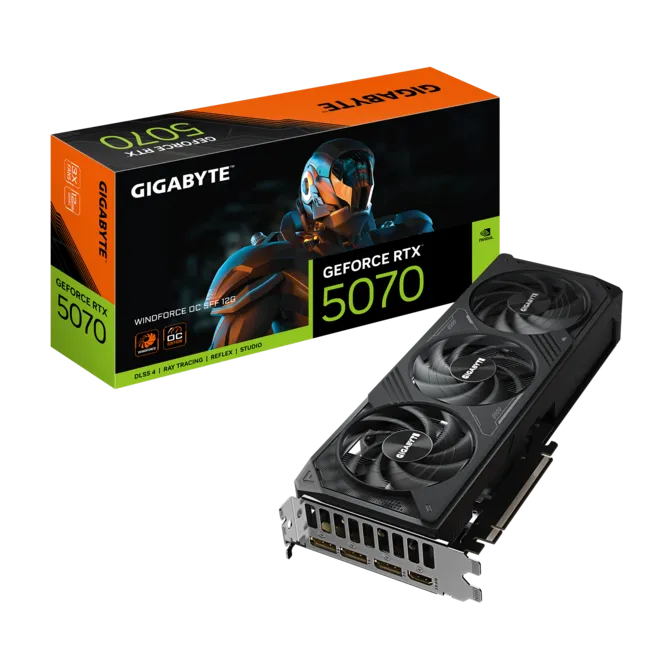 Gigabyte GV-N5070WF3OC-12GD 12 GB GDDR7 GeForce RTX 5070 WindForce OC 192Bit NVIDIA Ekran Kartı