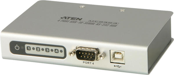 Aten UC2324 USB to 4 Port RS232 Seri Dişi-Erkek Çeviricı Adaptör