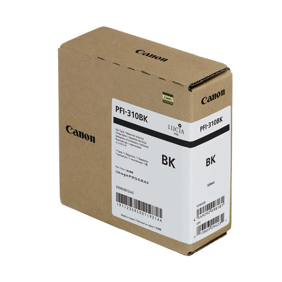 Canon 2359C001 PFI-310 BK 330Ml Siyah Orjinal Inkjet Kartuş