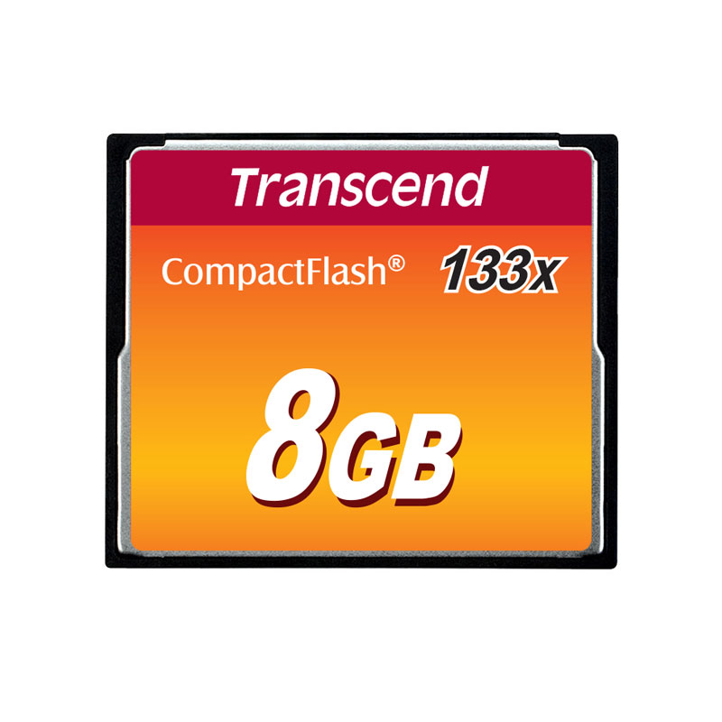 Transcend TS8GCF133 8 GB CF133 133X 50/20Mb/s CompactFlash Hafıza Kartı