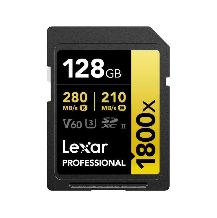 Lexar LSD1800128G-BNNNG 128 GB 1800X 250Mb/s SDXC USH-II V60 U3 C10 SD Hafıza Kartı