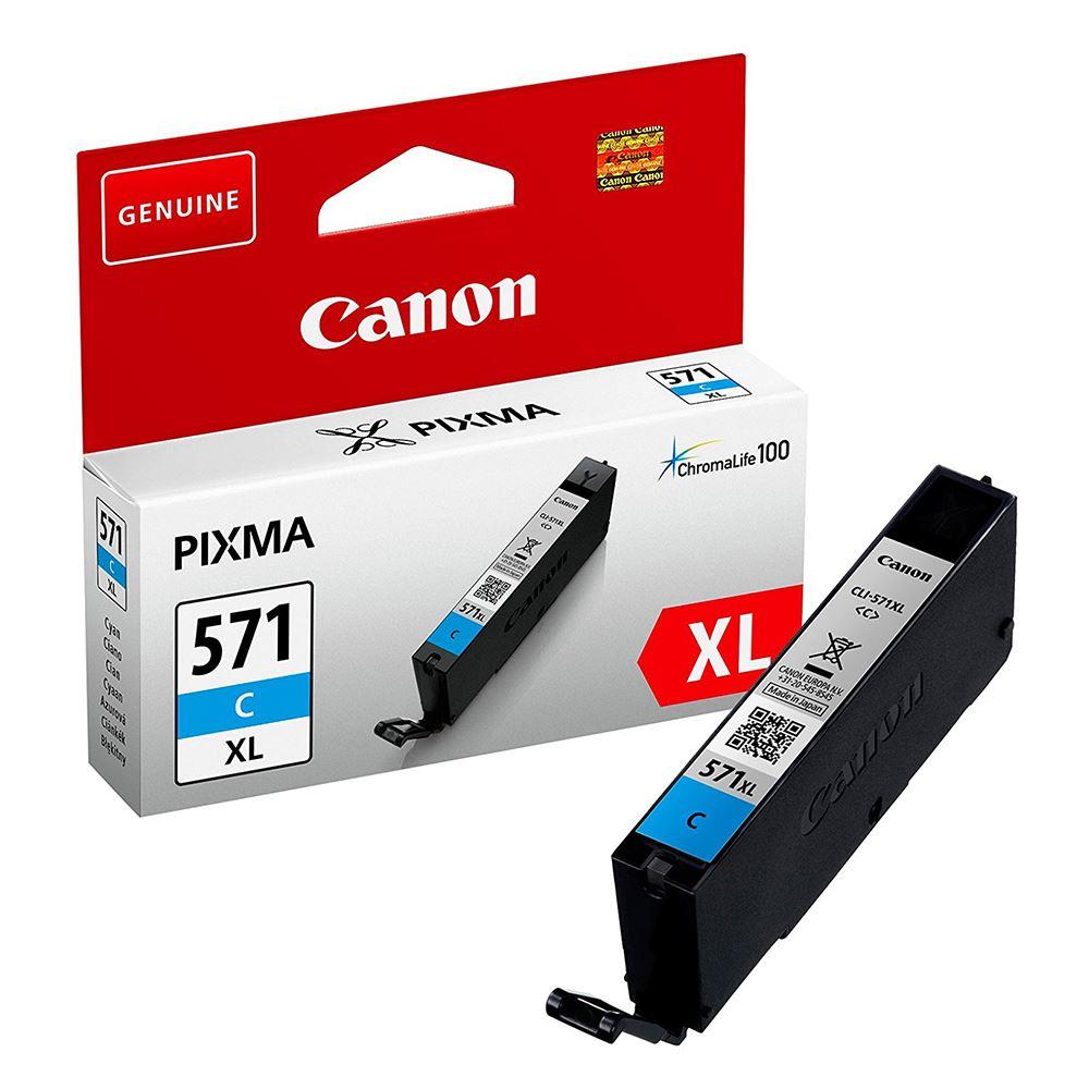 Canon 0332C001 CLI-571XL C 11Ml Mavi Orjinal Inkjet Kartuş
