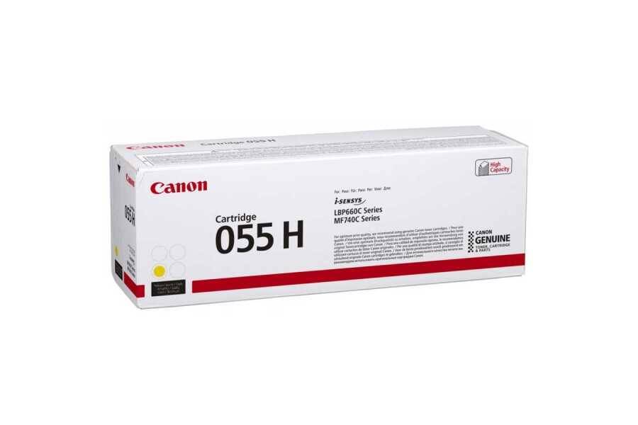Canon 3017C002 CRG-055H 5.900 Sayfalık Sarı Orijinal Lazer Toner