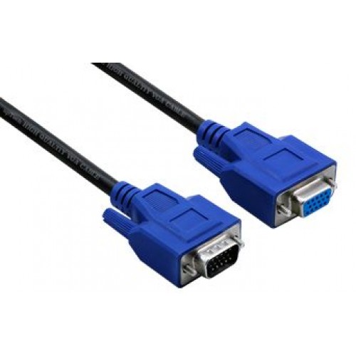 S-Link SL-VGA175 3 Mt VGA to VGA Erkek-Dişi Siyah VGA Görüntü Kablosu
