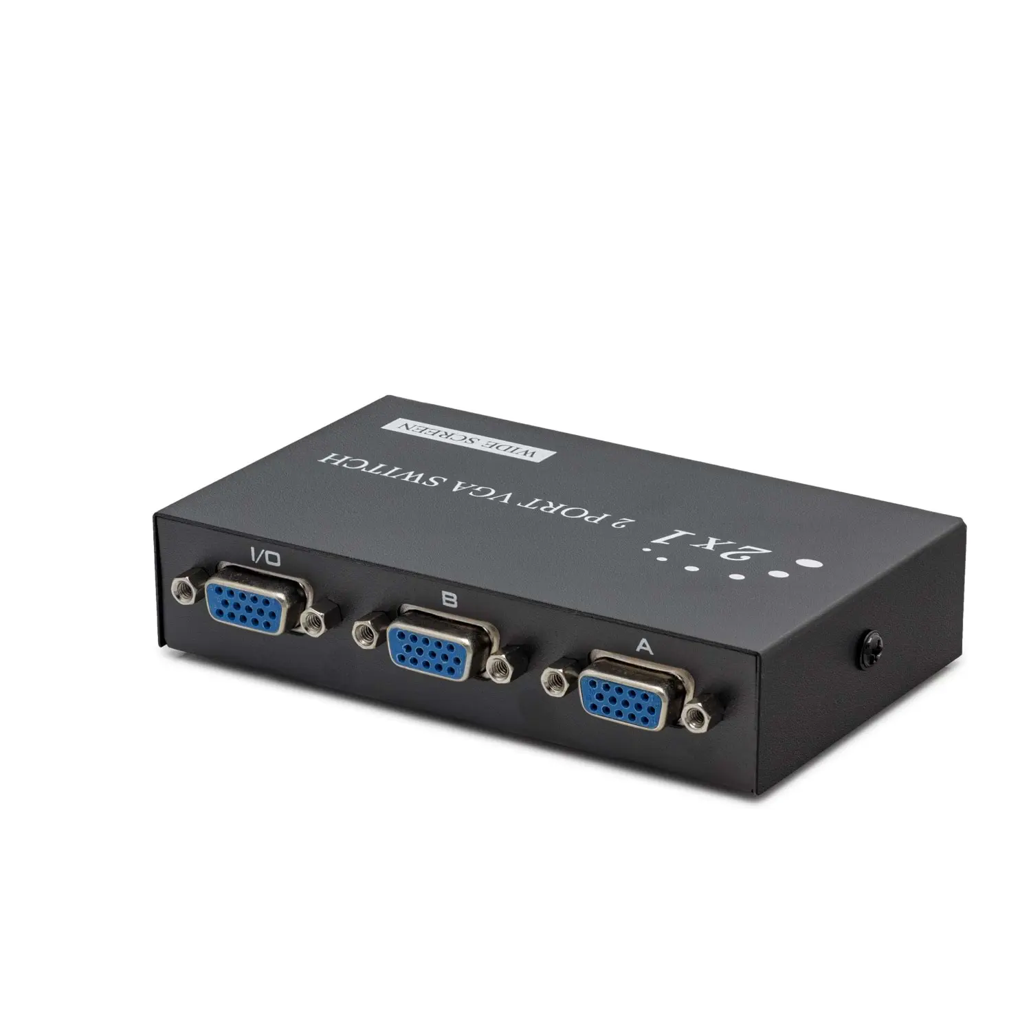 Hadron HDX1280 2 Port Giriş 1 Port Çıkış Butonlu VGA Switch Görüntü Çoklayıcı